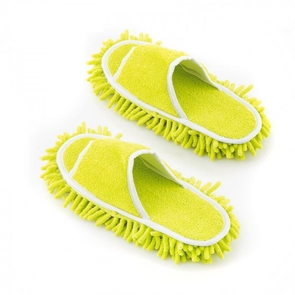 Mop papucs, felmosó papucs, lime zöld (InnovaGoods)