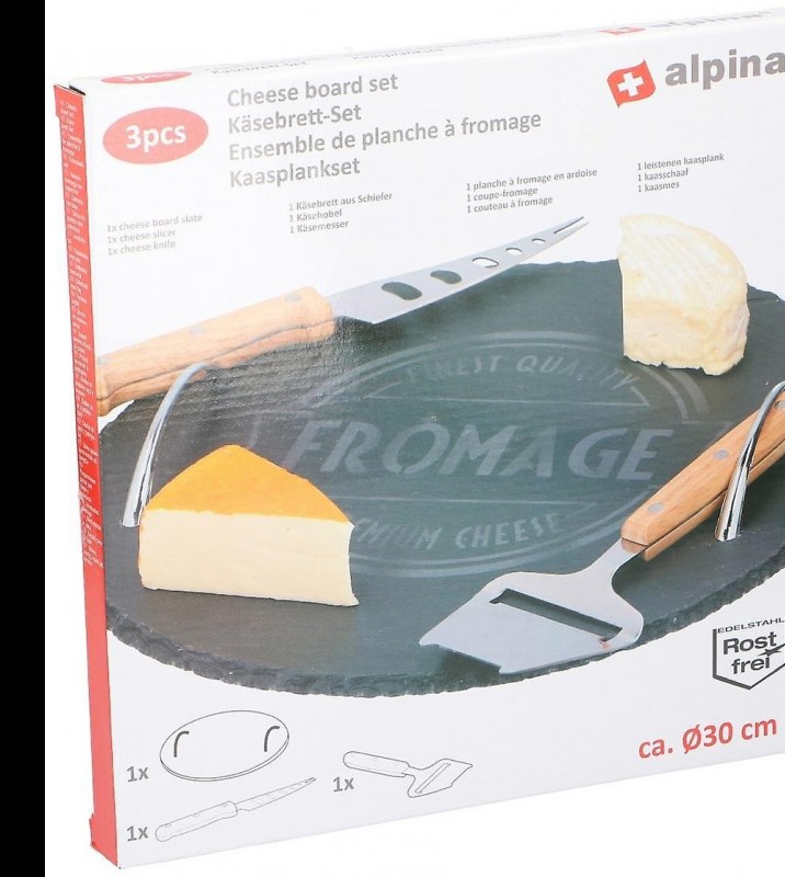 ALPINA 3 részes sajtkínáló szett