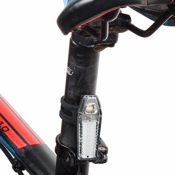 Újratölthető LED kerékpár lámpa