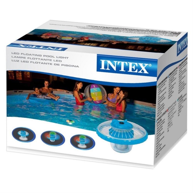 Intex napelemes vízen úszó LED medence világítás
