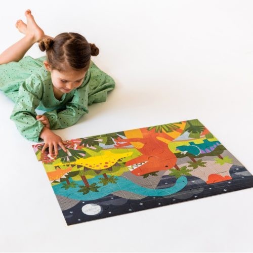 Petit Collage organikus nagy méretű padló puzzle