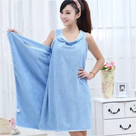   Gyorsan száradó fürdőköpeny törölköző ruha törölközőként használható fürdés után