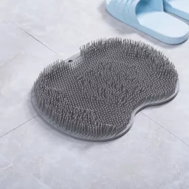   MassageBrush ergonomikus kefe lábmosáshoz és pihentető masszázshoz, szürke színben