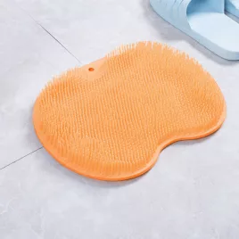   MassageBrush ergonomikus kefe lábmosáshoz és pihentető masszázshoz, szürke színben