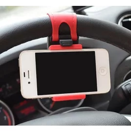   Univerzális kormányra szerelhető telefontartó autós navigációhoz és hands-free hívásokhoz