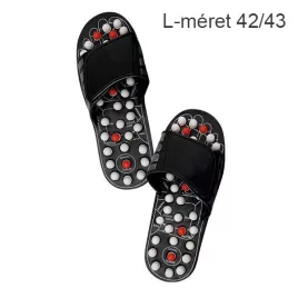   Akupresszúrás Masszírozó Papucs S-Méret (38/39) - Relaxáló Lábmasszázsra