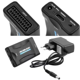   HDMI Scart átalakító adapter - Kiváló minőségű jelátvitel HDMI eszközökhöz