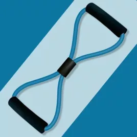   Erősítő gumiszalag Fekete - Edzéshez és Rehabilitációhoz Alkalmas Fitness Eszköz