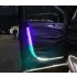 Tuning LED szalag autó ajtóra, piros-fehér dekorációs világítás