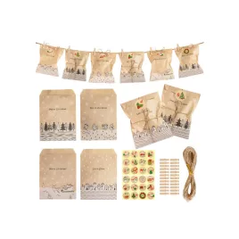   Karácsonyi adventi naptár szett - Ünnepi visszaszámláló ajándékcsomag