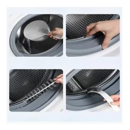   Mosógép tisztító kefe, hosszú nyelű réstisztító eszköz szűk helyekhez