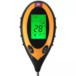   4 az 1-ben Talajvizsgáló Készülék Kertészeti és Mezőgazdasági Használatra