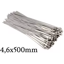   Fém Gyorskötöző, Kábelkötegelő - 4.6x250mm, Tartós és Erős Kábelrendező Megoldás