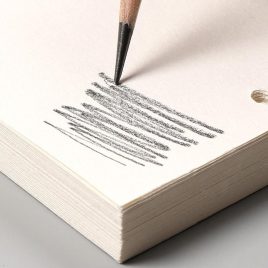   Vázlatfüzet (60 lapos) művészeti és kreatív rajzoláshoz, tartós borítóval