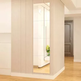   Öntapadós Tükör Matrica Készlet (30x30cm - 4db-os) - Dekoratív Fali Tükrök