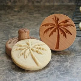   Fa kekszmintázó pálmafa alakú süteménydekoráló eszköz