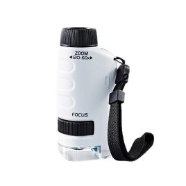   Zsebmikroszkóp 120X-os Nagyítással - Hordozható Nagyító Eszköz Részletes Megfigyeléshez