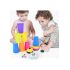 Montessori Toys Stack Cup fejlesztő játék kártyával gyerekeknek