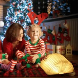   Mini összecsukható könyvlámpa USB töltéssel, olvasáshoz és utazáshoz