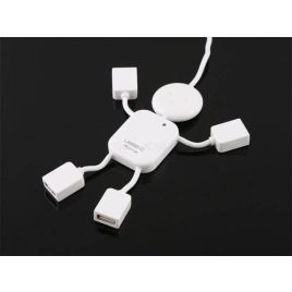   4 portos USB elosztó, emberke formájú, praktikus számítógép-kiegészítő