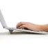 Hordozható, összecsukható, ergonomikus laptop állvány Fekete - Ideális irodai és otthoni használatra