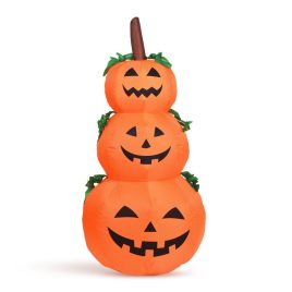   Felfújható Halloween Dekorációs Tök (125 cm, IP44 Vízálló)