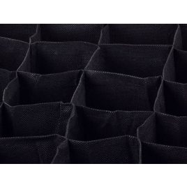   16 rekeszes fiók rendszerező tároló doboz (fekete-rózsaszínű) irodai és otthoni használatra