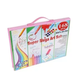   Iso Trade - 168 darabos Festőkészlet bőröndben profi és hobbi művészeknek