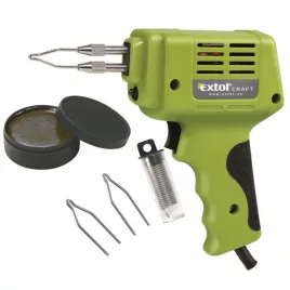   EXTOL CRAFT nagy teljesítményű forrasztópisztoly kofferben, 230V~50 Hz, 175W