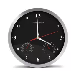   Esperanza Washington klasszikus fekete falióra elegáns megjelenéssel