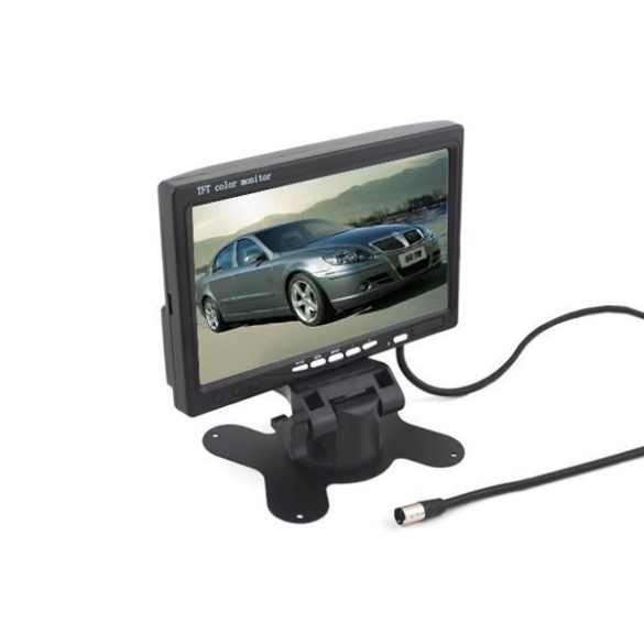 7" TFT LCD Tolatókamera Visszapillantó Monitor Autókhoz