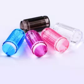   Fekete körömlakk bélyegző készlet kaparóval - DIY manikűr eszköz a professzionális eredményekért