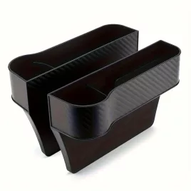   2db Prémium Fekete Autósülés Réskitöltő Pohártartóval Vezető és Utas Oldalra