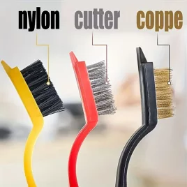   6 részes konyhai tisztítókészlet – Fém és műanyag kaparó és kefe szett, hatékony edény- és felülettisztításhoz