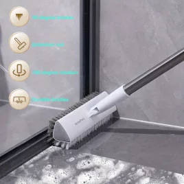   Forgó súrolókefe készlet hosszú nyéllel - Hatékony tisztítóeszköz padlókhoz és nehezen elérhető helyekhez