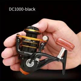   100 kg maximális vontatású pergető horgászorsó Fekete - DC3000, nagy teherbírású horgász felszerelés