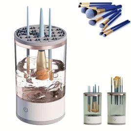   Elektromos Smink Ecset Tisztító – Gyors és Hatékony Tisztítás Sminkecsetekhez