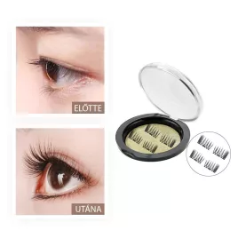   Mágneses műszempilla 10 mm-es, könnyen felhelyezhető sminkkiegészítő
