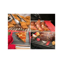   Összecsukható sütő alátét és csepegtetőtálca konyhai kiegészítőként sütéshez és szárításhoz