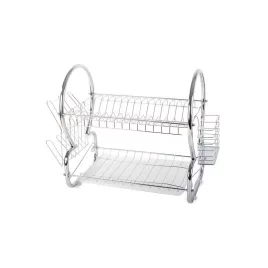   Mosogatógép szárító állvány, dupla emeletes edénycsepegtető keverővel