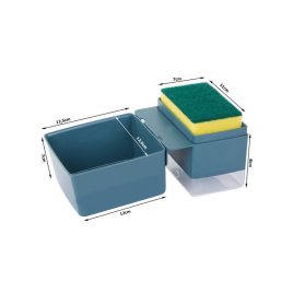   Mosogatószer adagolós szivacs tároló és szárító konyhai szervező eszköz