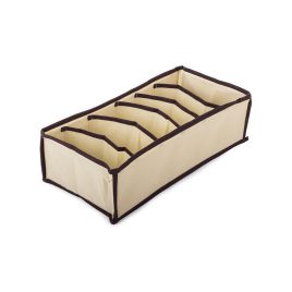   Szekrény fiókba helyezhető alsónemű és zokni rendező - 6 pár kapacitású tároló