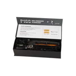   Katonai taktikai zseblámpa Cree XHP160 nagy teljesítményű LED-del kültéri használatra