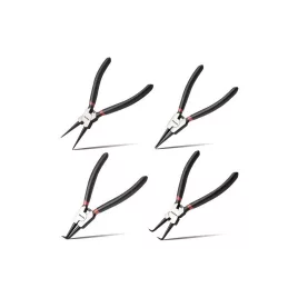   Gyűrűszegző fogó szett 4 db-os, precíziós kéziszerszám készlet Bigstren 22159 szerelési munkákhoz