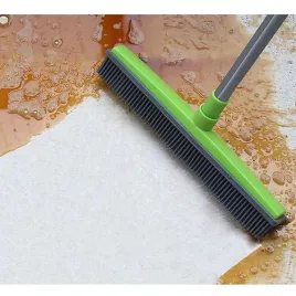   Teleszkópos gumiseprű, partvis Zöld – állítható nyéllel, hatékony szőnyeg- és padlótisztításhoz