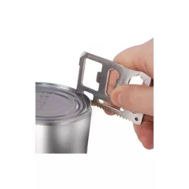   Multifunkciós rozsdamentes acél túlélő kártya - kompakt eszköz túrázáshoz és kempingezéshez