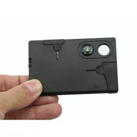   Multifunkciós túlélő kártya szerszámokkal, kompakt és hordozható eszköz kempingezéshez és túrázáshoz