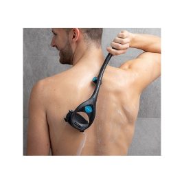   Összecsukható ergonomikus hát- és testszőr borotva könnyű tároláshoz