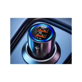   Szivargyújtóhoz csatlakoztatható Autós Gyorstöltő Telefonhoz és Táblagéphez