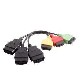   FiatEcuScan MultiEcuScan adapter 3 db kábel Motor, ABS, Légzsák, Szervókormány